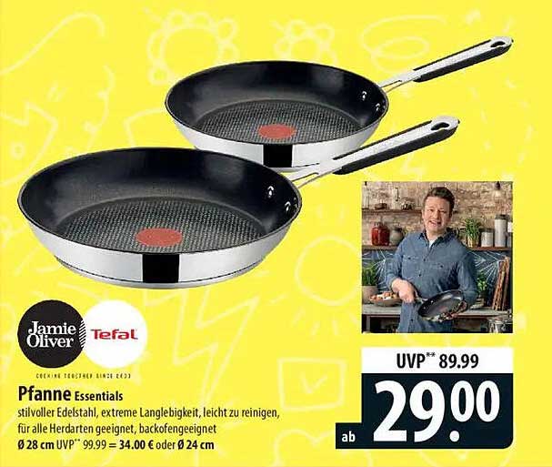 Pfanne Essentials von Jamie Oliver und Tefal