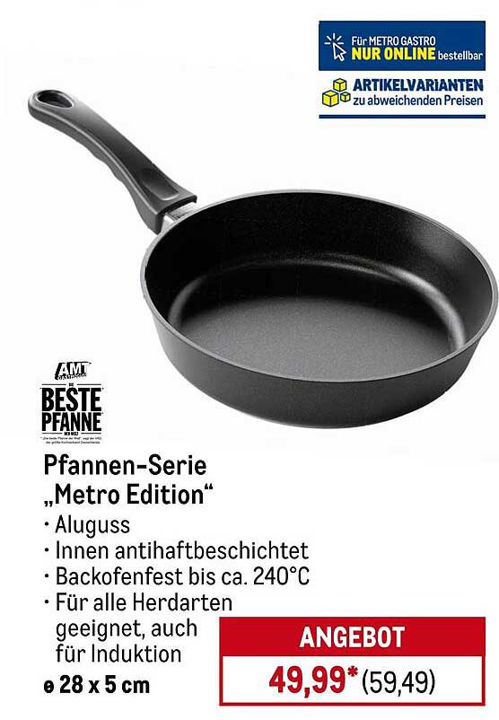 Pfannen-Serie „Metro Edition“