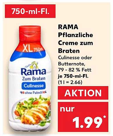 RAMAM Pflanzliche Creme zum Braten 750 ml