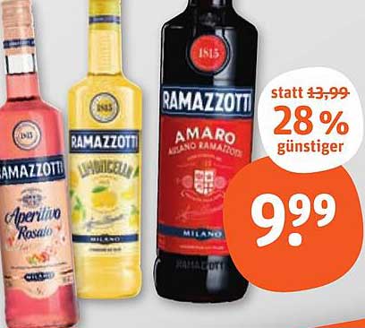 Ramazzotti Amaro - Ein italienischer Klassiker zum Sonderpreis!