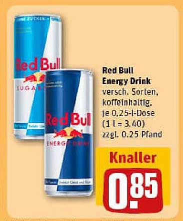 Red Bull Energy Drink - versch. Sorten, koffeinhaltig