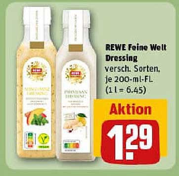 REWE Feine Welt Dressing - Verschiedene Sorten 200 ml