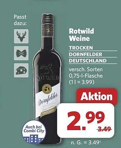 Rotwild Weine - Trocken Dornfelder Deutschland