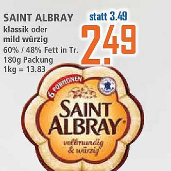 Saint Albray Käse – klassisch oder mild würzig