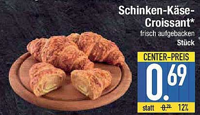 Schinken-Käse-Croissant* frisch aufgebacken Stück