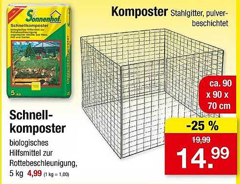 Schnellkomposter 5 kg - biologisches Hilfsmittel zur Rottebeschleunigung