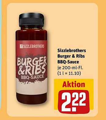 Sizzlebrothers Burger & Ribs BBQ-Sauce 200 ml