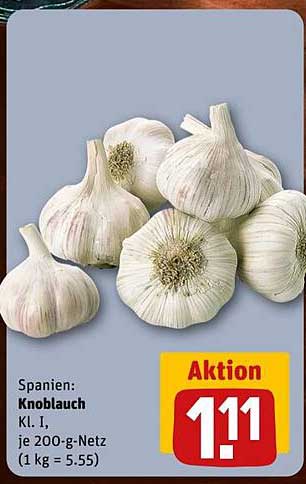 Spanischer Knoblauch Kl. I, je 200-g-Netz