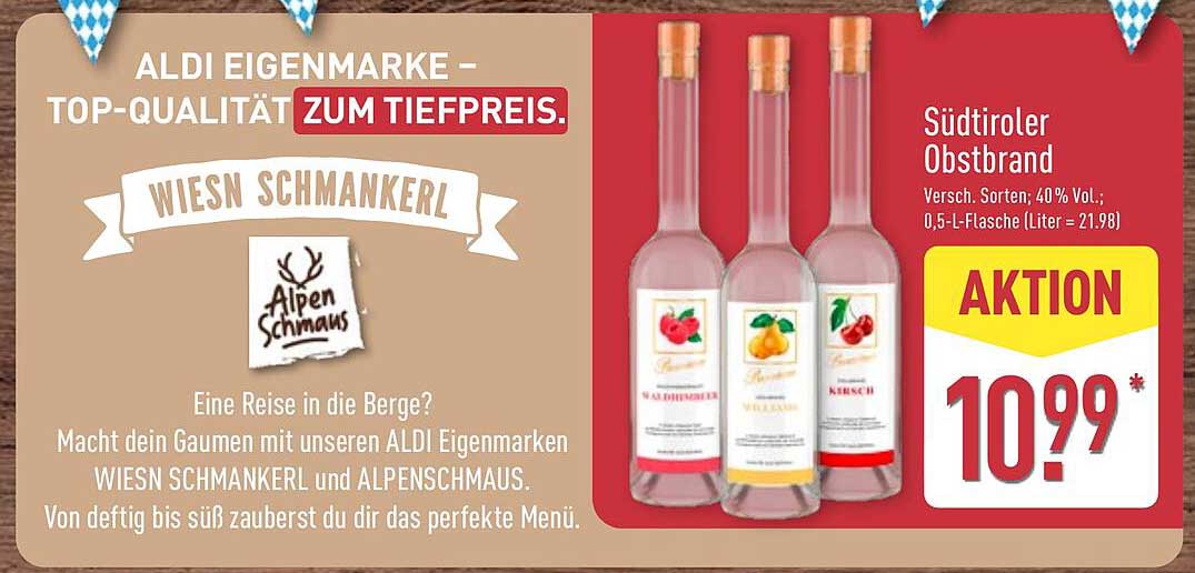 Südtiroler Obstbrand - Wiesen Schmanerl (0,5 L)