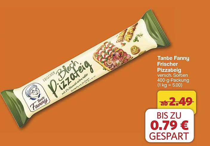Tante Fanny Fester Pizzateig 400-g-Packung