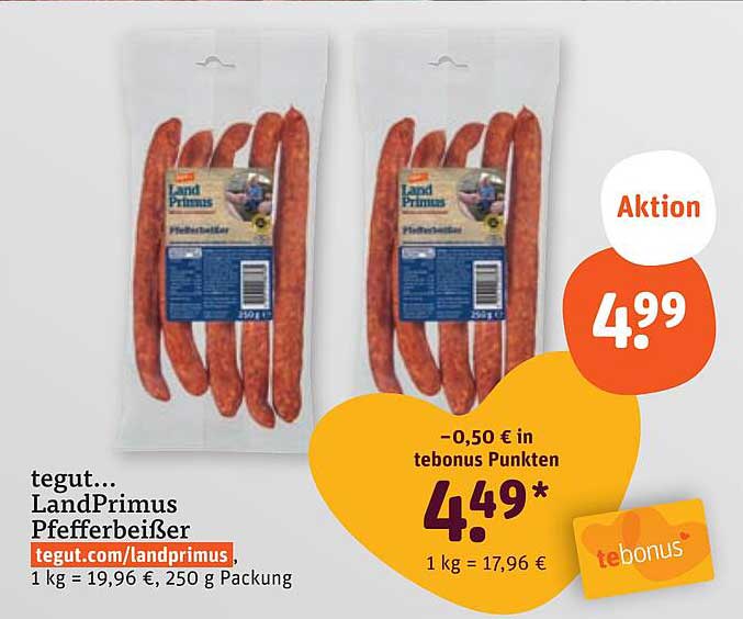 tegut... LandPrimus Pfefferbeißer