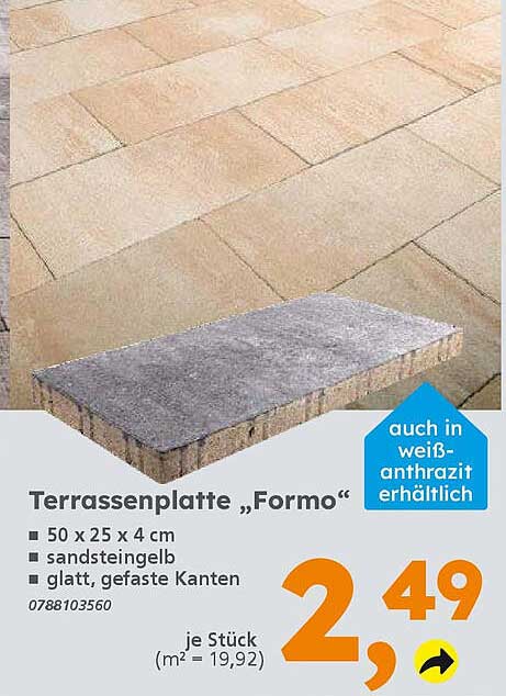 Terrassenplatte „Formo“