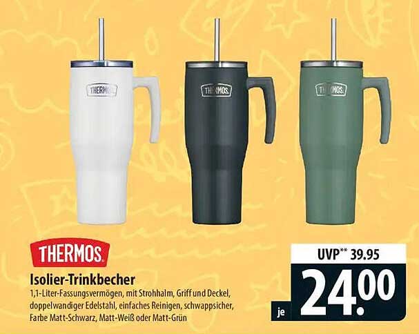 Thermos Isolier-Trinkbecher 1,1 Liter