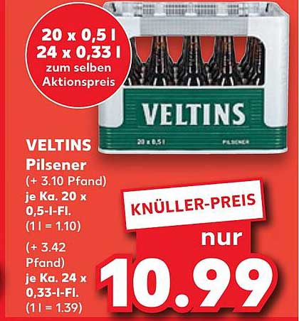 VELTINS Pilsener – Das perfekte Bier für gesellige Abende