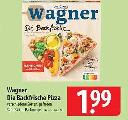 Wagner Die Backfrische Pizza