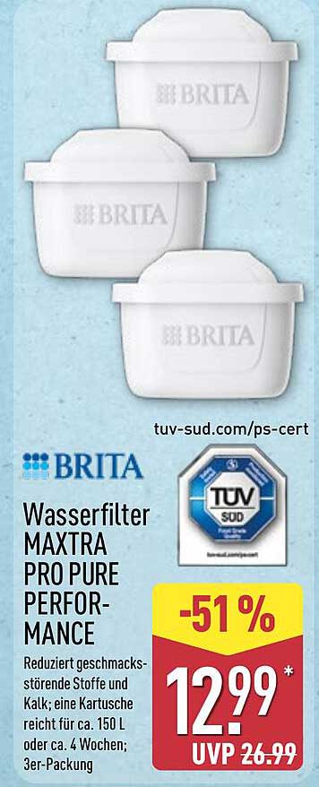 Wasserfilter MAXTRA PRO Pure Performance - 3er-Pack