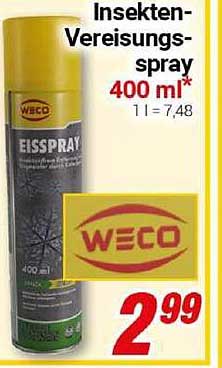 WECO Insekten-Vereisungsspray 400 ml