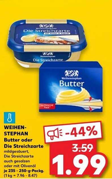 WEIHEN-STEPHAN Butter oder Die Streichzarte mildgesäuert