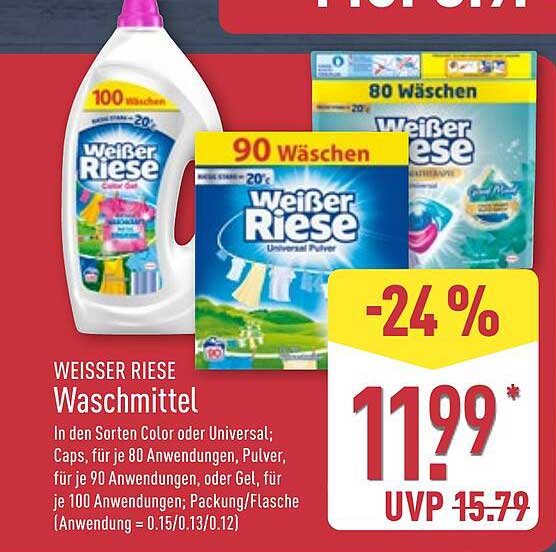 WEISSER RIESE Waschmittel