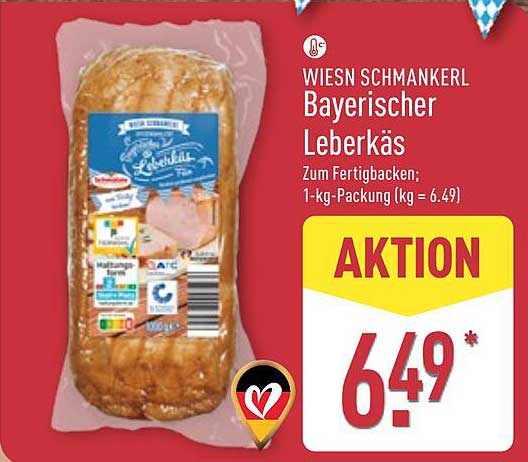 WIESN SCHMANKERL Bayerischer Leberkäse 1-kg-Packung