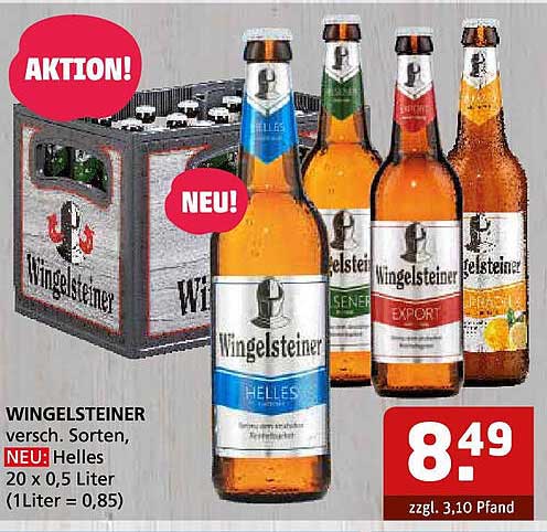 WINGELSTEINER Helles - 20 x 0,5 Liter