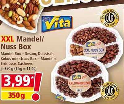 XXL Mandel/Nuss Box 350 g