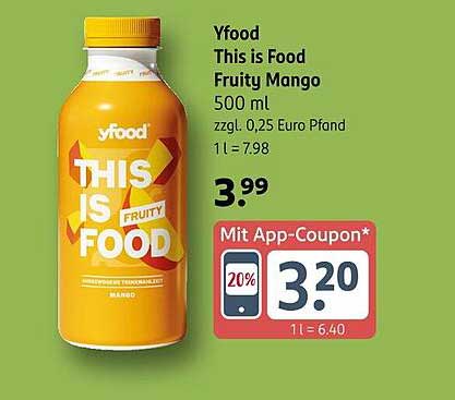 Yfood This is Food Fruity Mango 500 ml