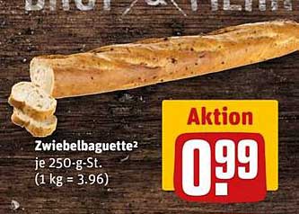 Zwiebelbaguette - frisch und lecker!