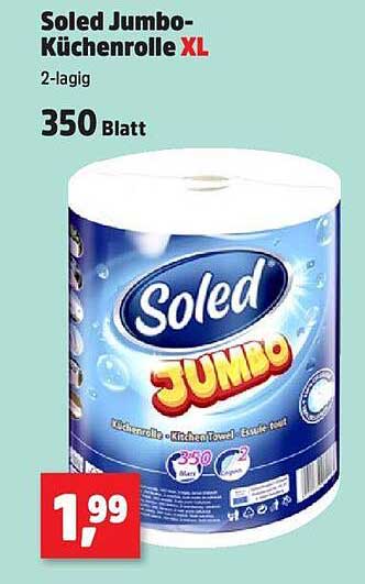Soled Jumbo-Küchenrolle XL