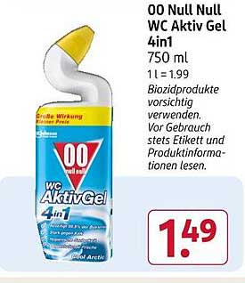 00 Null Null WC Aktiv Gel 4in1 750 ml