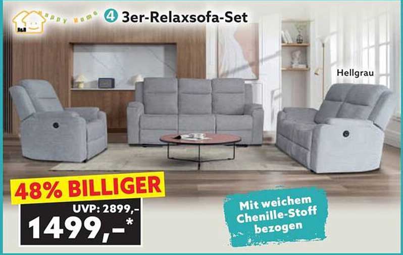 3er-Relakssofa-Set