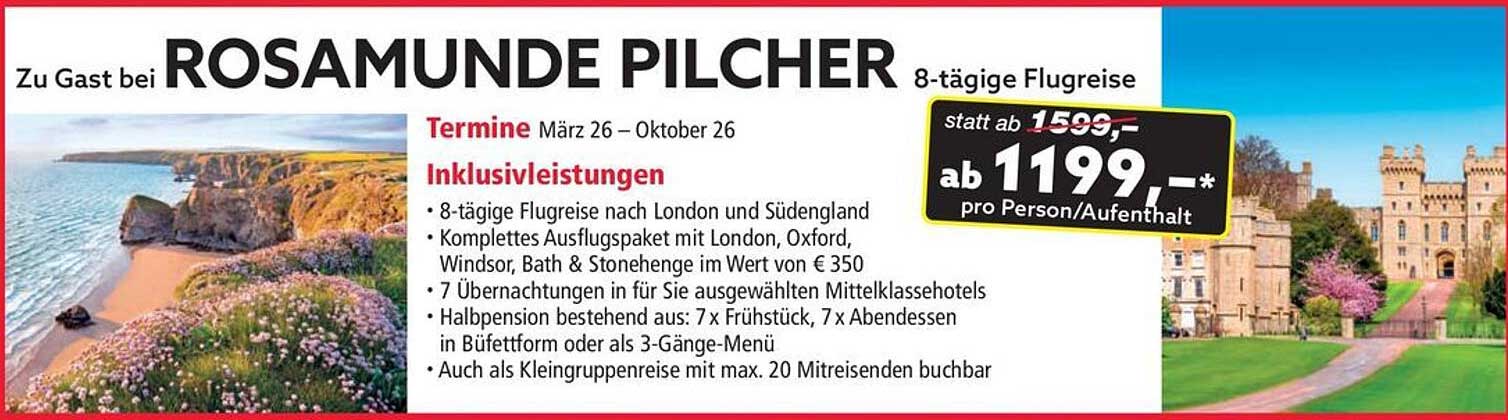8-tägige Flugreise zu Gast bei Rosamunde Pilcher