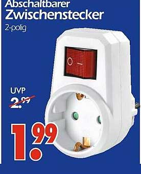 Abschaltbarer Zwischentecker 2-polig