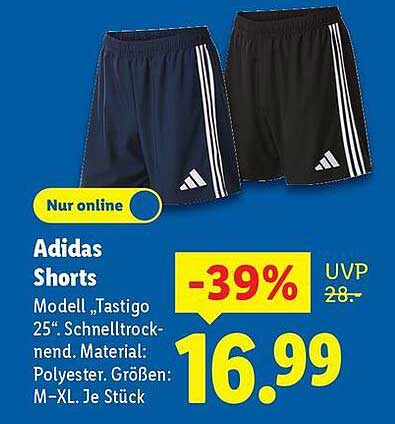 Adidas Shorts Modell „Tastigo 25“