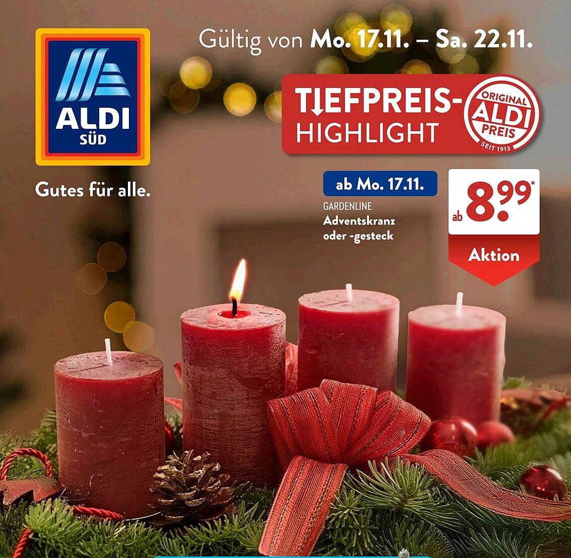 Adventskranz oder -gesteck von Gardenline