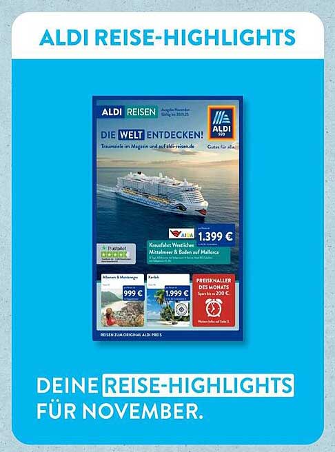 ALDI Reisen: Die Welt Entdecken - Traumreisen zu Low Prices!
