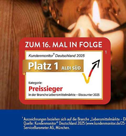 Aldi Süd - Preis-Leistungs-Champion 2025