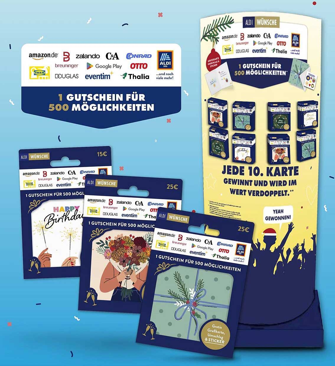 ALDI WÜNSCHE: Gutschein für 500 Möglichkeiten