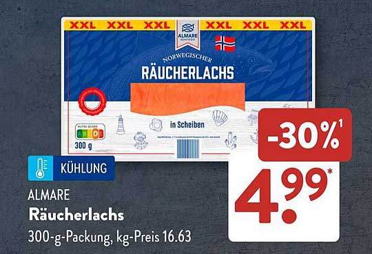 ALMARE RäucherLachs 300-g-Packung