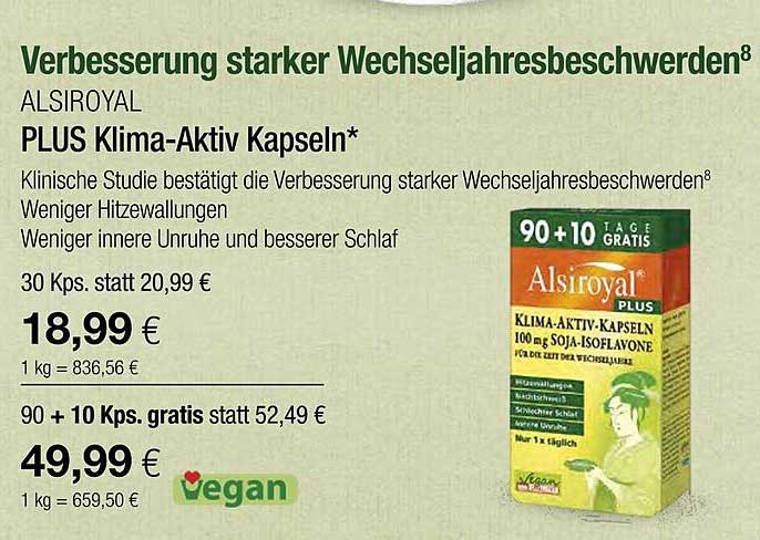 ALSiroyal PLUS Klima-Aktiv Kapseln