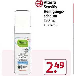 Alterra Sensitiv Reinigungsschaum 150 ml