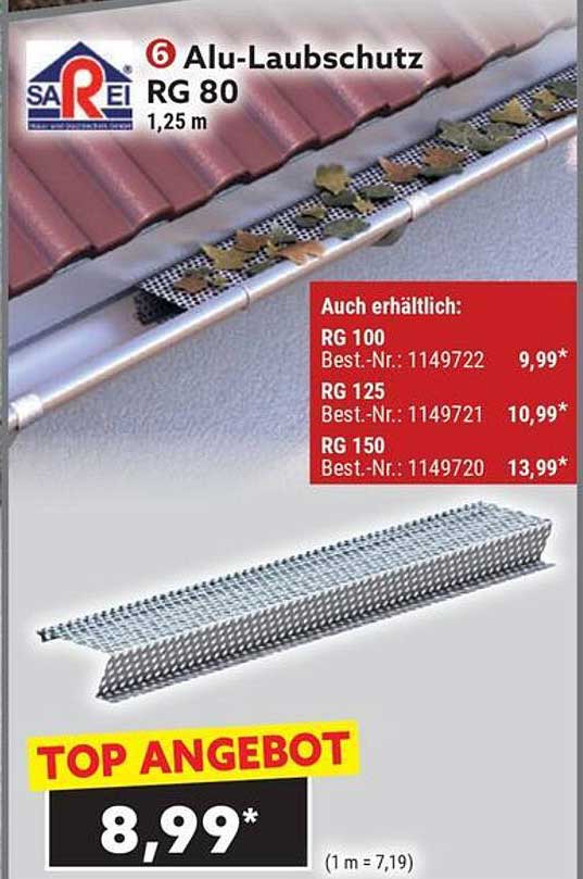 Alu-Laubschutz RG 80 – 1,25 m