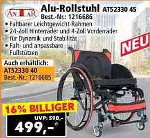 Alu-Rollstuhl AT52330 45