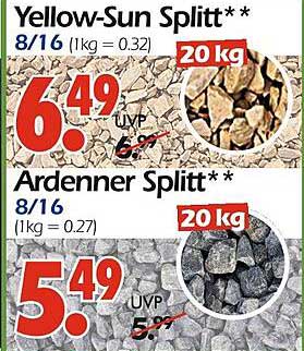 Ardenner Splitt 20 kg – Ideal für Garten und Landschaftsbau