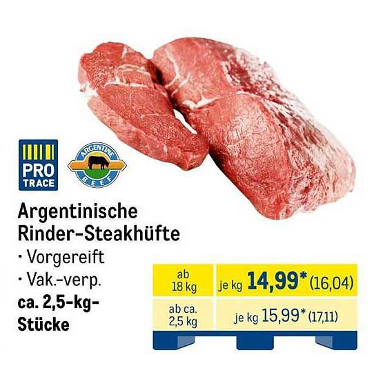 Argentinische Rinder-Steakhüfte