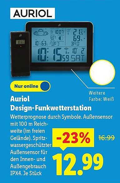 Auriol Design-Funkwetterstation