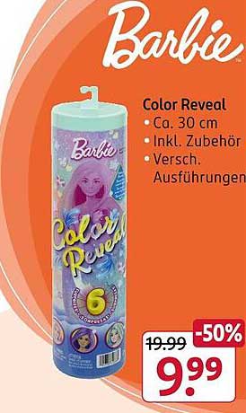 Barbie Color Reveal - 50% Rabatt!