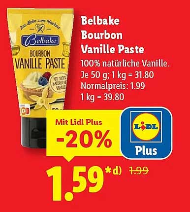 Belbake Bourbon Vanille Paste 50 g
