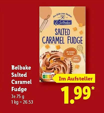 Belbake Salted Caramel Fudge