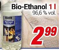 Bio-Ethanol 1 L - 96,6 % vol.